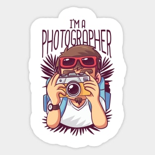 i'm a photographer Sticker